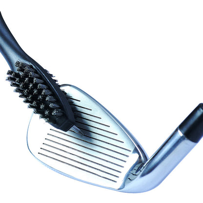 Double-sided brush for golf swing