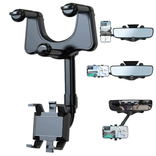 Car Rearview Mirror Phone Holder for Car Mount