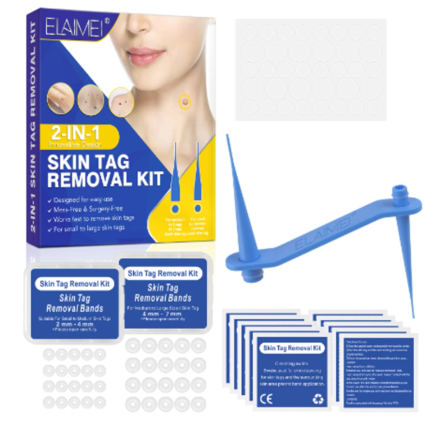 Revolutionary Automatic Skin Tag Removal Kit