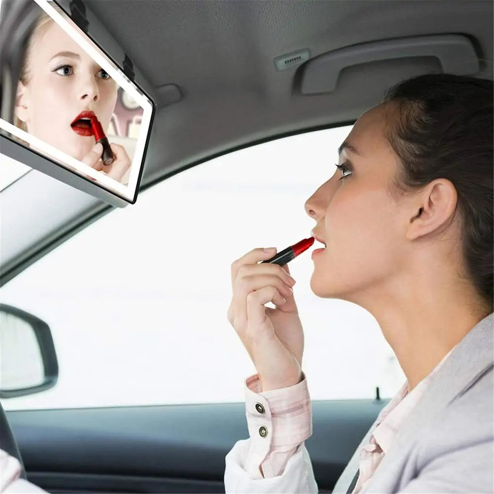 Car LED Makeup Mirror