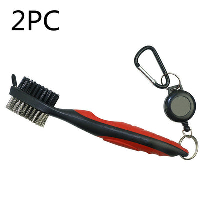 Double-sided brush for golf swing