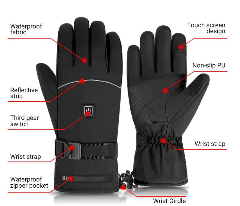 Heated Snow Gloves