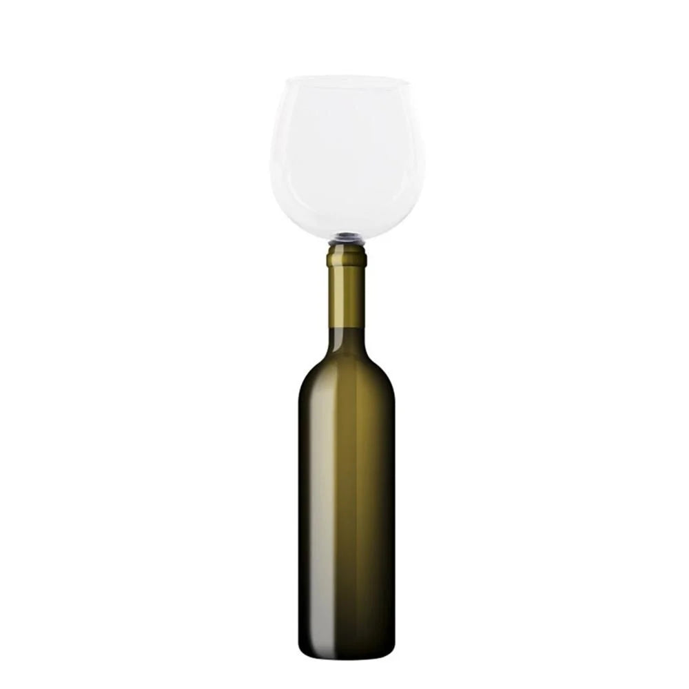 Wine Bottle Direct Drinking Glasses with Stopper