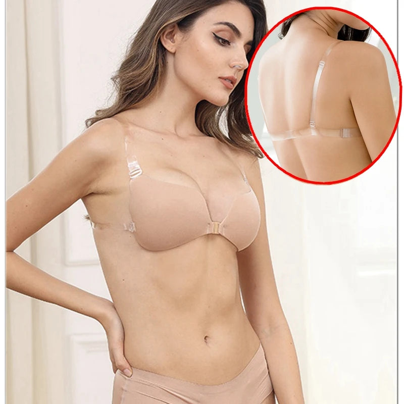 Invisible Push-Up Silicone Bra