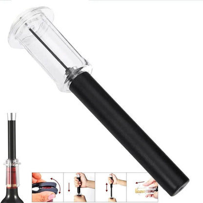 Air Pressure Wine Opener Stainless Steel Pin Type