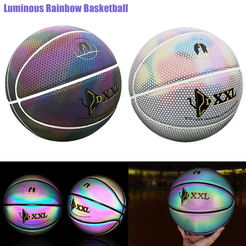 Luminous Street Rubber Basketball Night Game