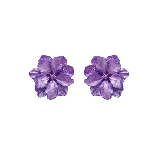 Flower Earring Modern Korean