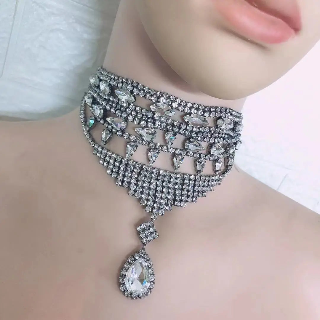 Collar colgante de lujo de moda para mujer