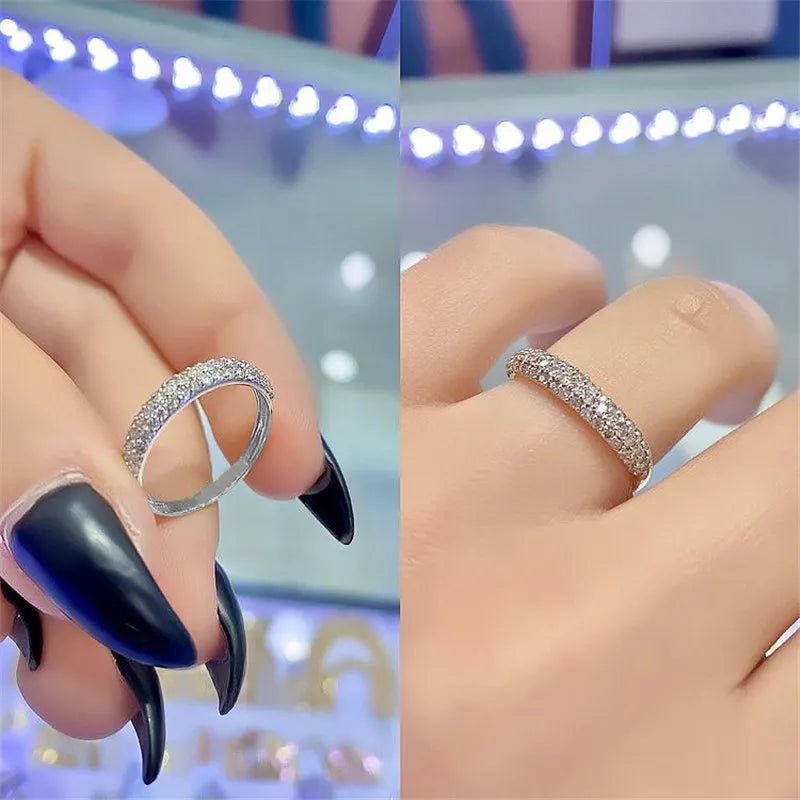 Anillo brillante de moda para mujer