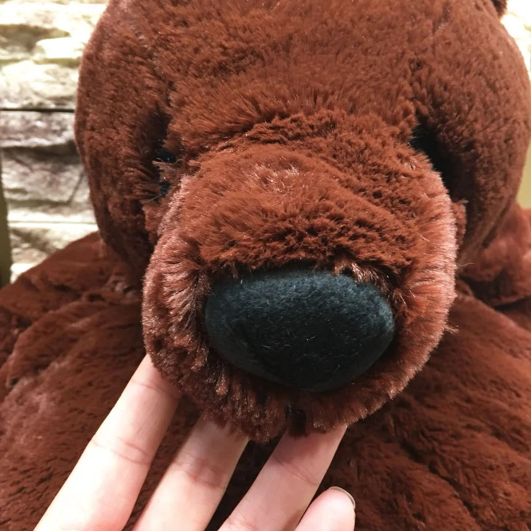 Peluche douce ours en peluche marron