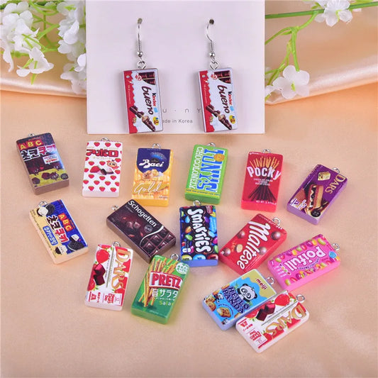 Candies Resin Charms Earring