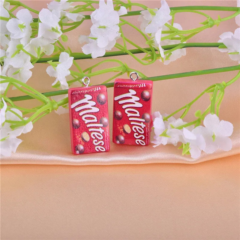 Candies Resin Charms Earring