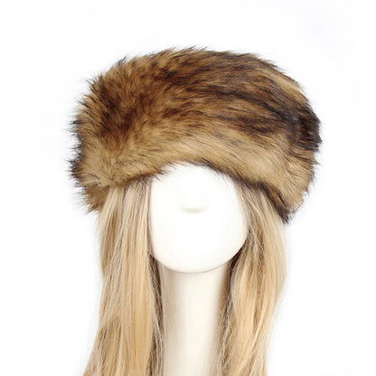 Women Winter Faux Fox Fur Hat