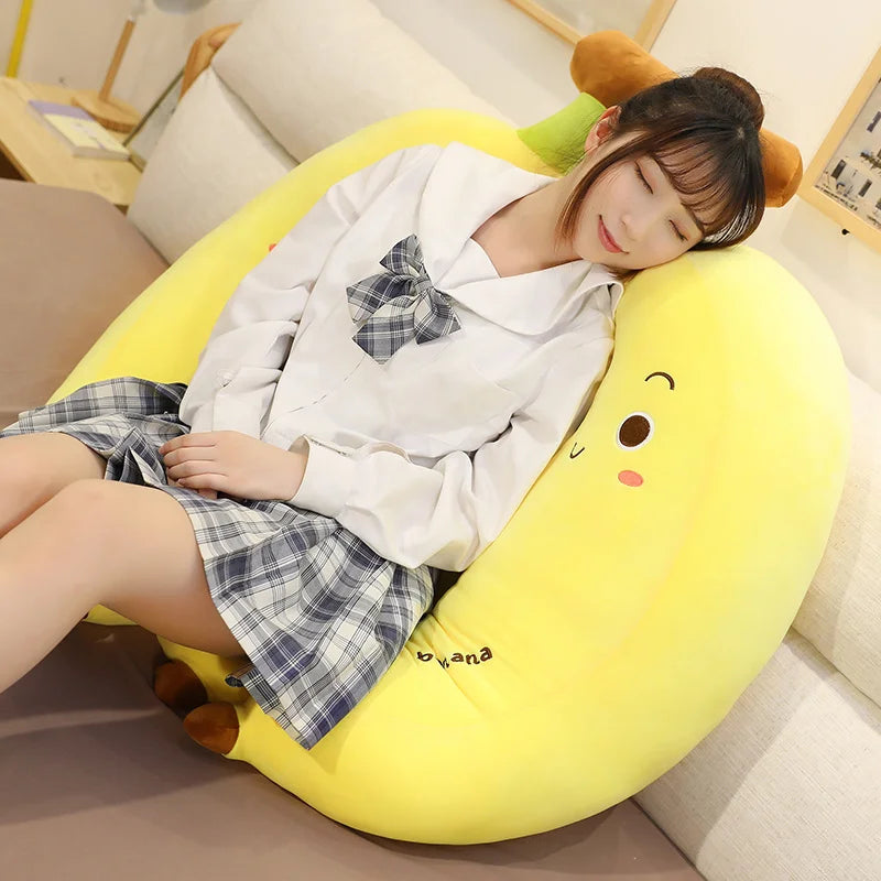 Creative Cartoon Banana Plush Pillow