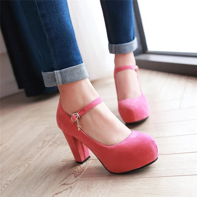 Block High Heels For Women's