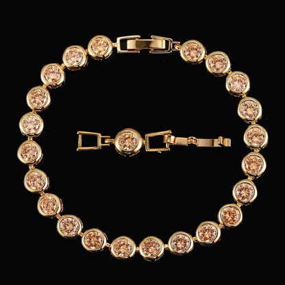 Magnifiques bracelets de forme ronde en or pour femmes