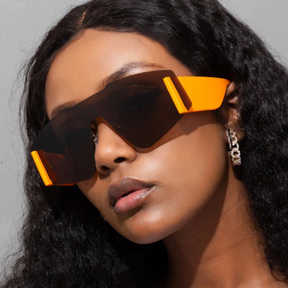 New One-Piece Big Frame Sunglasses