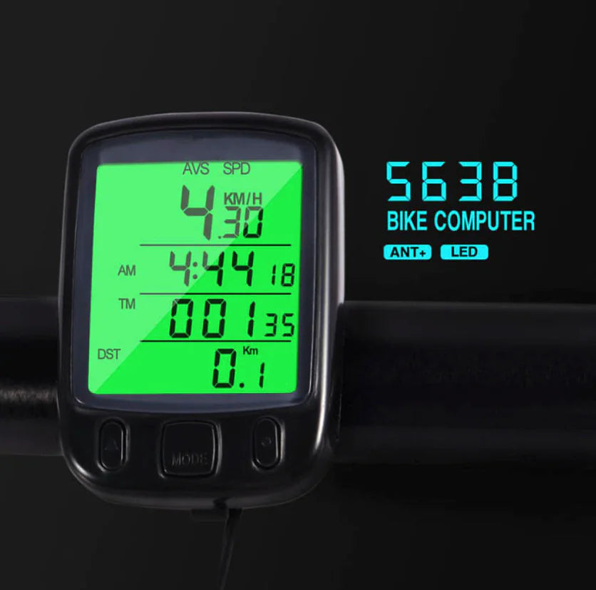 Bike Bicycle Speedometer Cycle Digital Odometer Computer Waterproof LCD Wireless