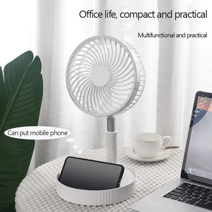 Rechargeable Folding Stand Fan