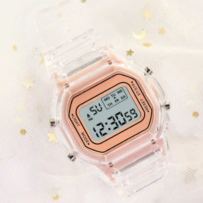 Square LED Digital Watch