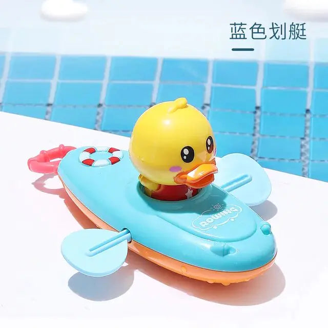 Children's Bath Water Play Toy Chain Rowing Boa