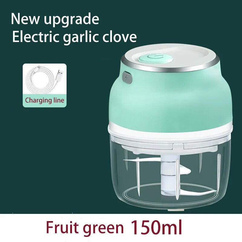 USB Electric Mini Food Chopper: Garlic, Vegetable, Nut, Meat, Fruit, Onion Grinder & Crusher