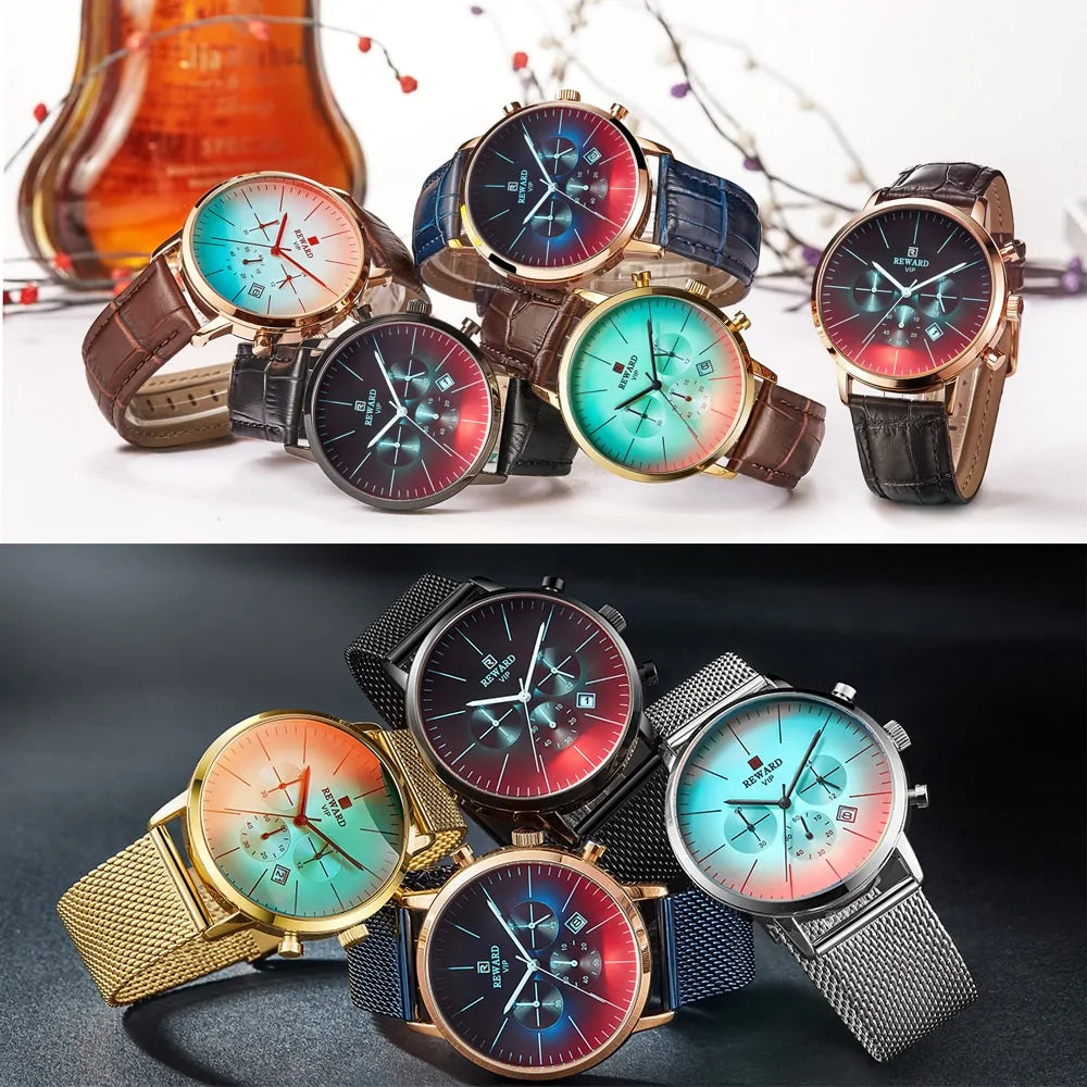 2019 New Fashion Color Bright Glass Watch