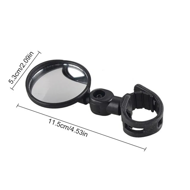 Wide-Angle Bicycle Mirror