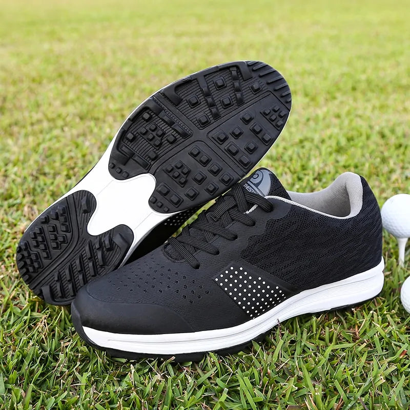 New Waterproof Men Golf Shoes Training Sneakers