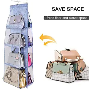 Transparent Storage Bag Hanging Handbag Organizer