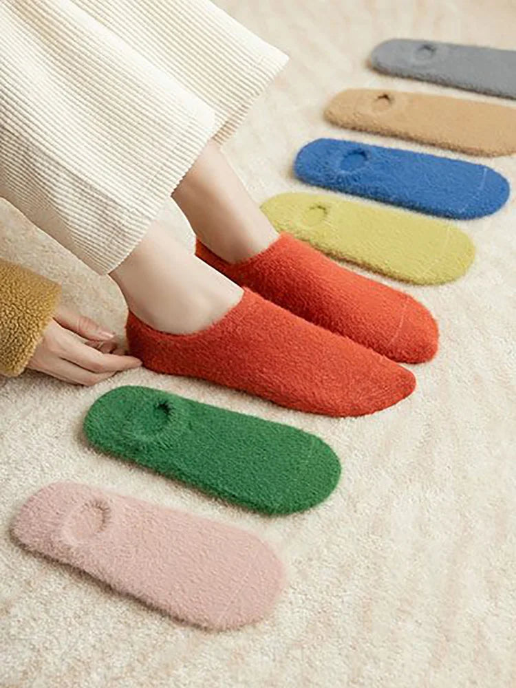 Spring Autumn Winter Velvet Thicken Socks