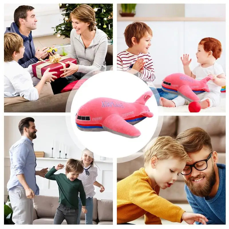 Airplane Plush Pillow Toy For Kids