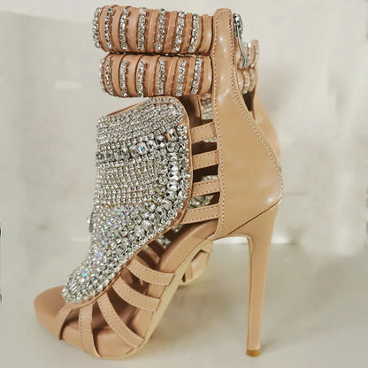Luxury Design Diamonds High Heels