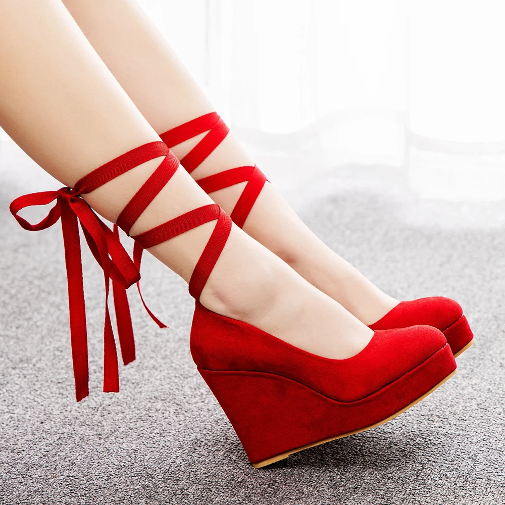 Fashion Buckle Pumps High Heels For Women's