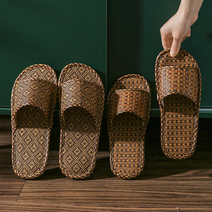 Sandales en bambou d'intérieur et d'extérieur pour femmes