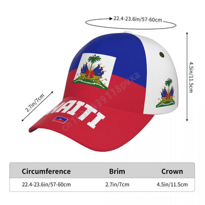 Unisex Haiti Flag 🌟Unisex Multifunction Baseball Cap🌟