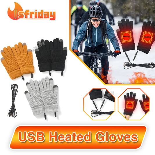 Heated Gloves Winter Thermal Warm Gloves 🌨️🧤