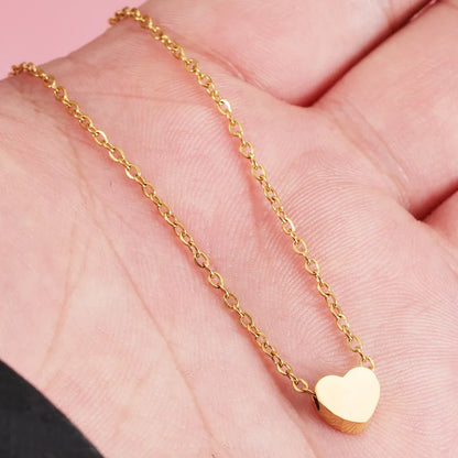 Nouveaux colliers de clavicule minimalistes pour femmes, colliers d'amour en petit cœur, Bijoux délicats à la mode, Bijoux de plage d'été