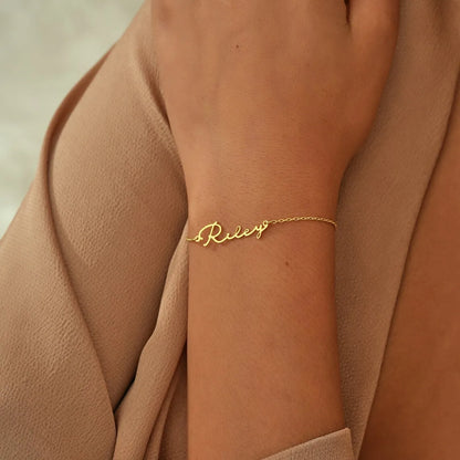 Bracelet Prénom Personnalisé Pour Femme