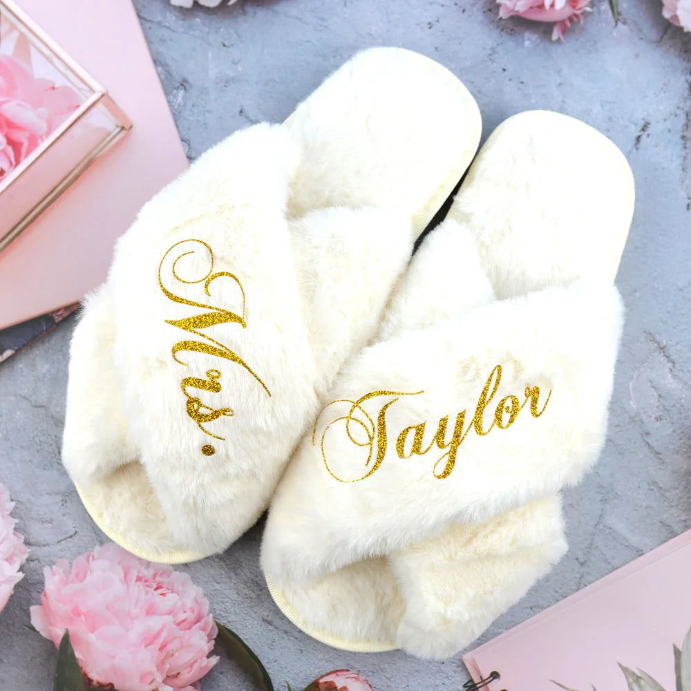 Fluffy Open Toe Sandals For Women's