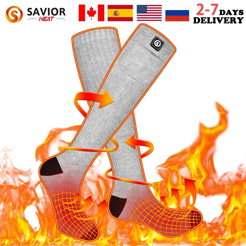 Savior Heat Electric Heated Socks 🔥🧦