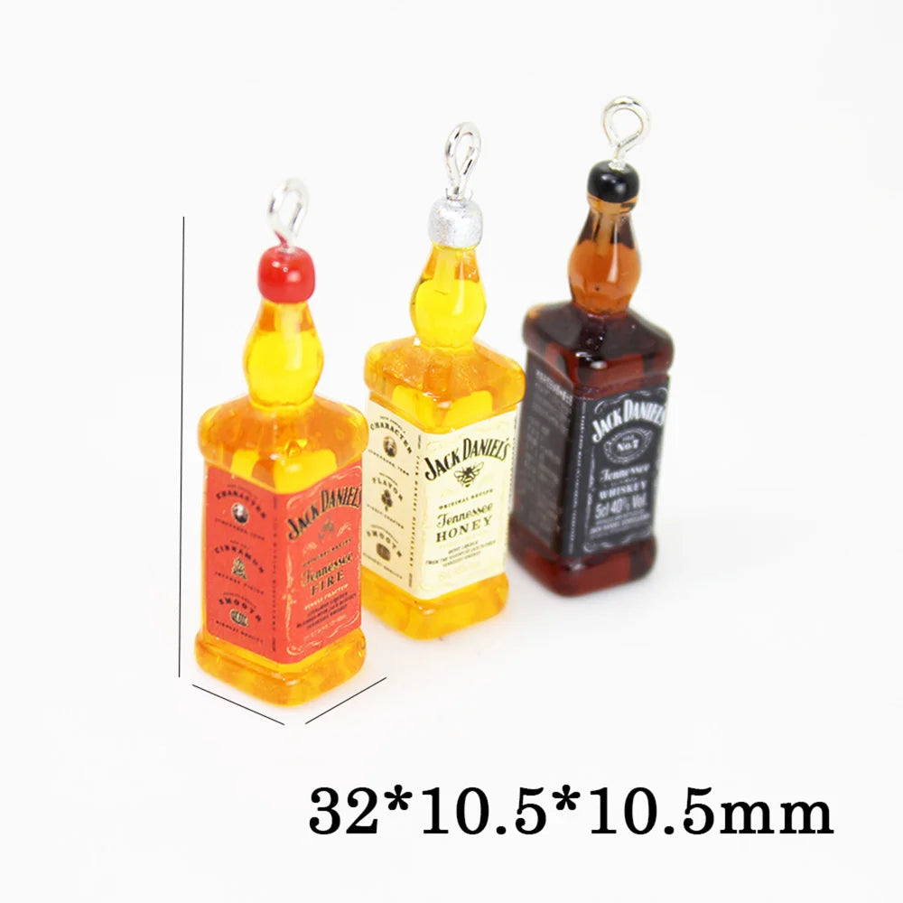 Liquor Bottle Pendant For Earring