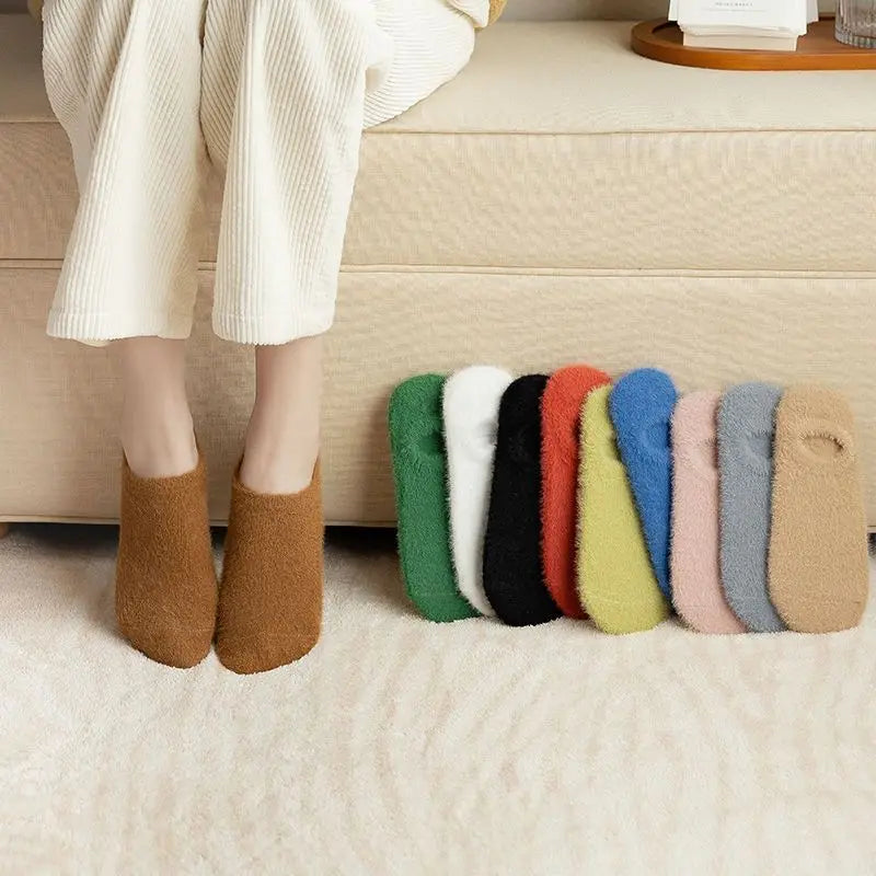 Spring Autumn Winter Velvet Thicken Socks