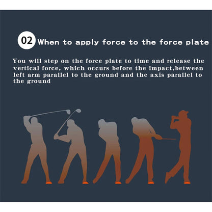 2 Pcs Golf Force Plate Step Pad
