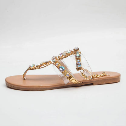 Sandalias de cadena de playa para mujer