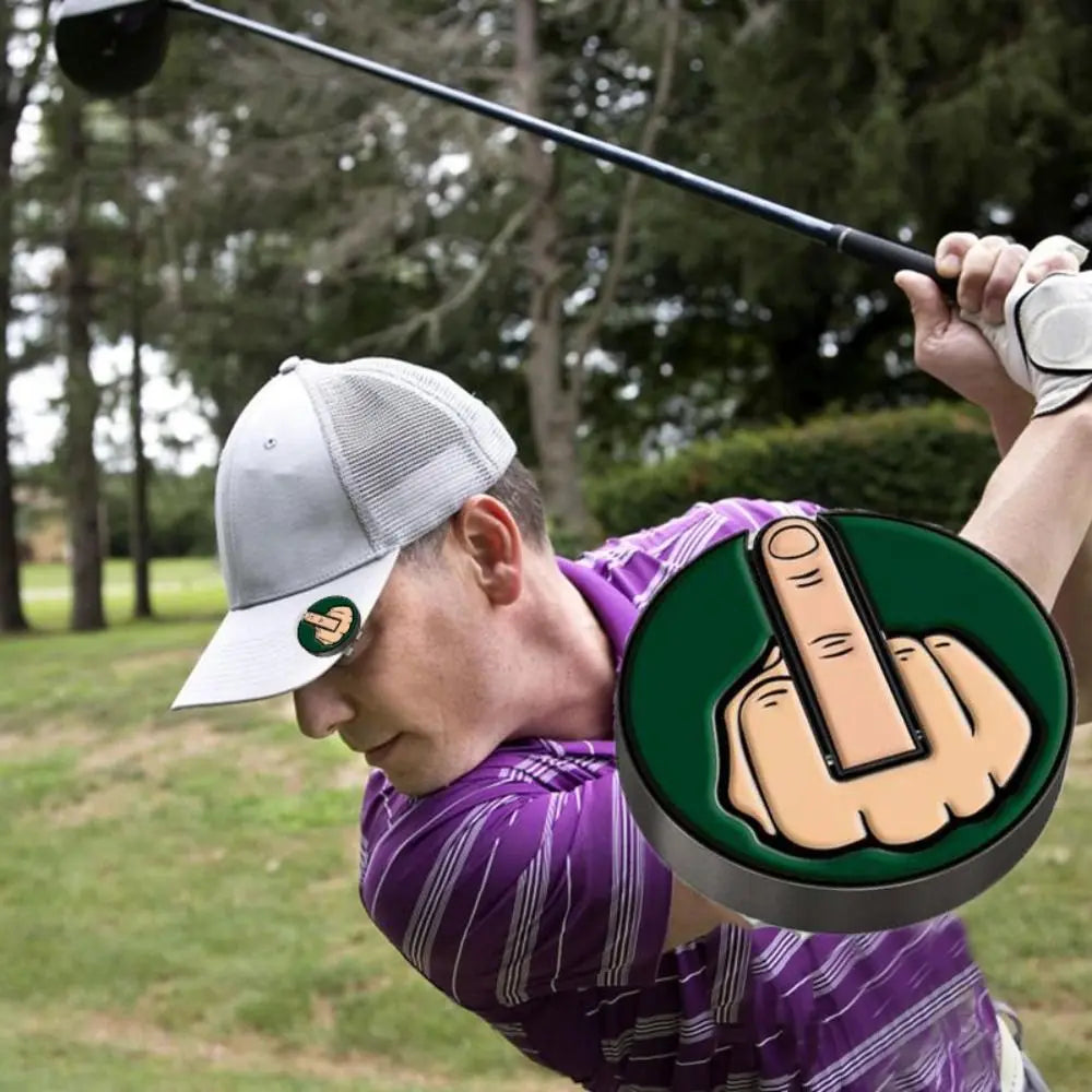 Funny Middle Finger Golf Ball Marker