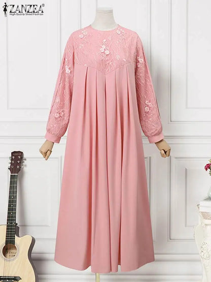 Robe de Ramadan élégante à manches longues pour femmes