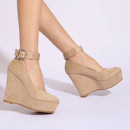 Buckle Strap Elegant High Heels For Women's