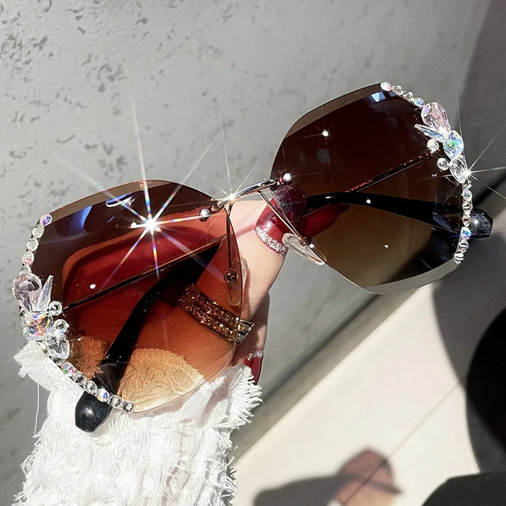 Gafas de sol de lujo de moda para mujer 