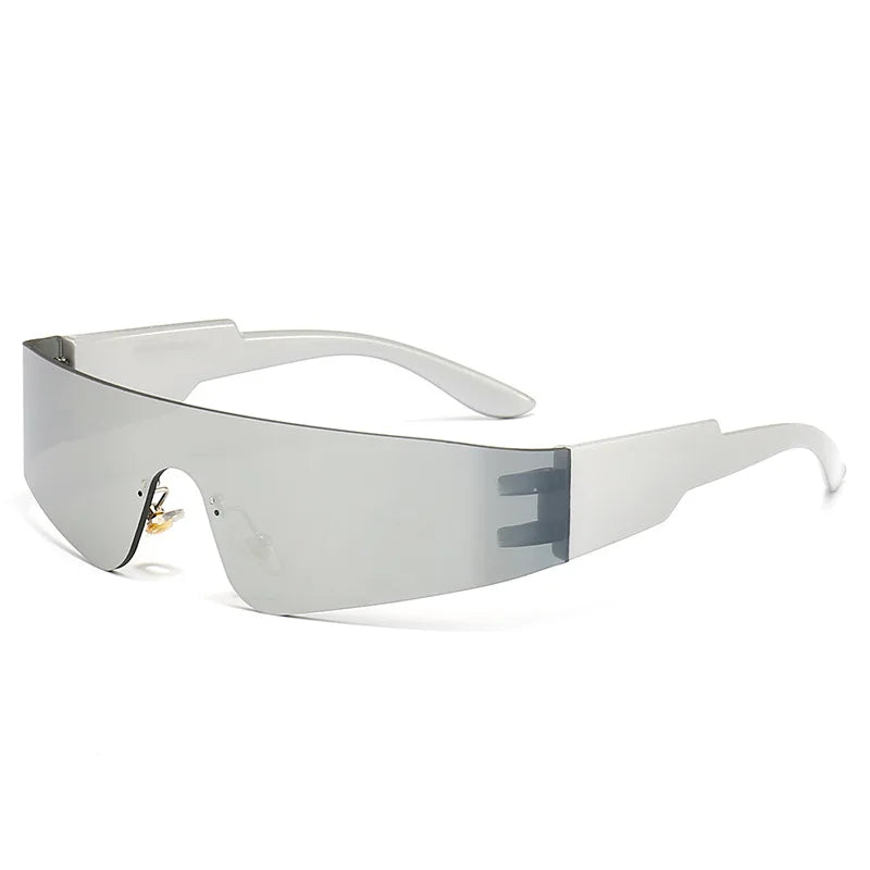 Fashion Silver Mirror Sunglasses For Women's